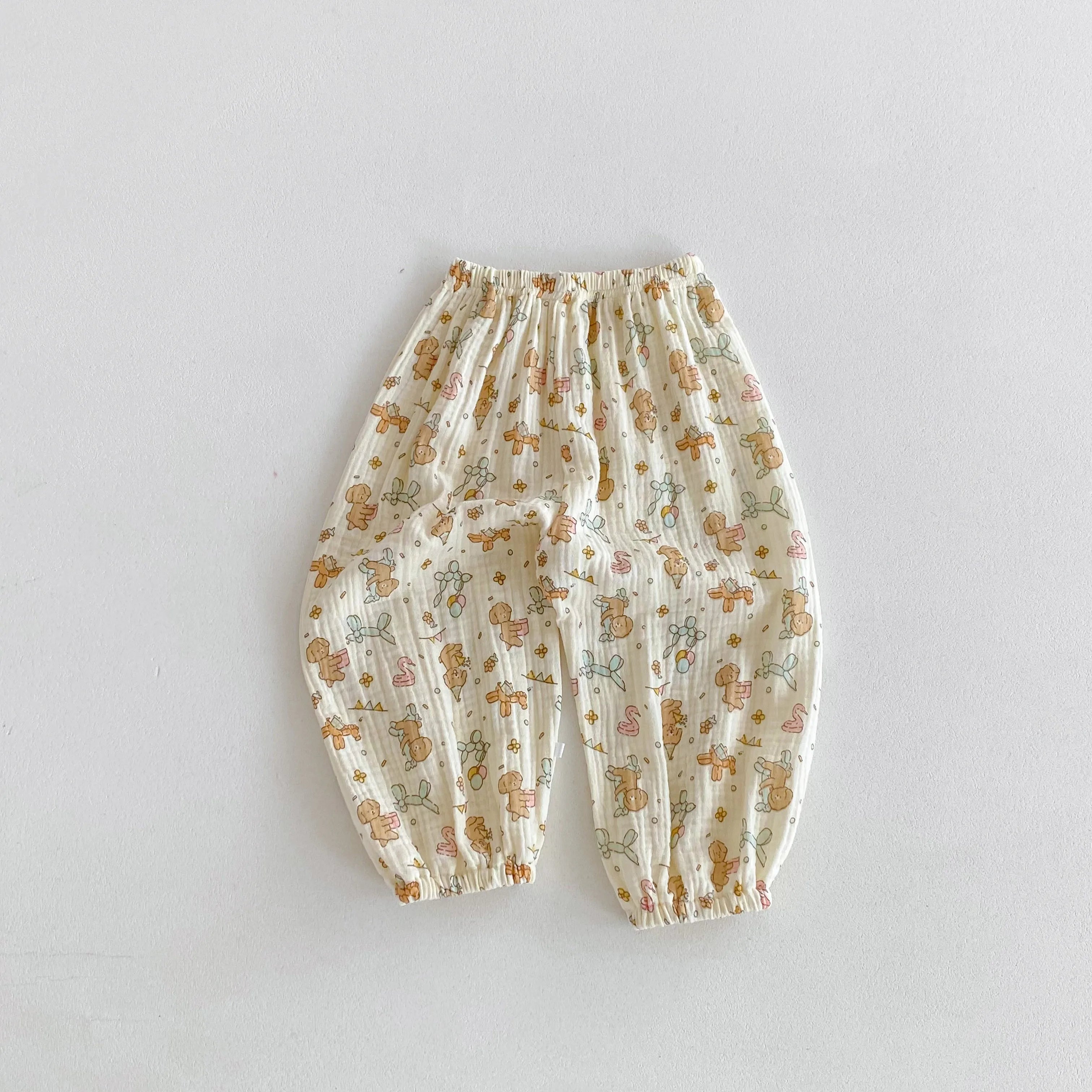 Anti-Mücken hose für Kinder Kleidung Sommer neuen Stil Kinder Mädchen Blumen hose lose lässige Baby Harems hose 9m-6y