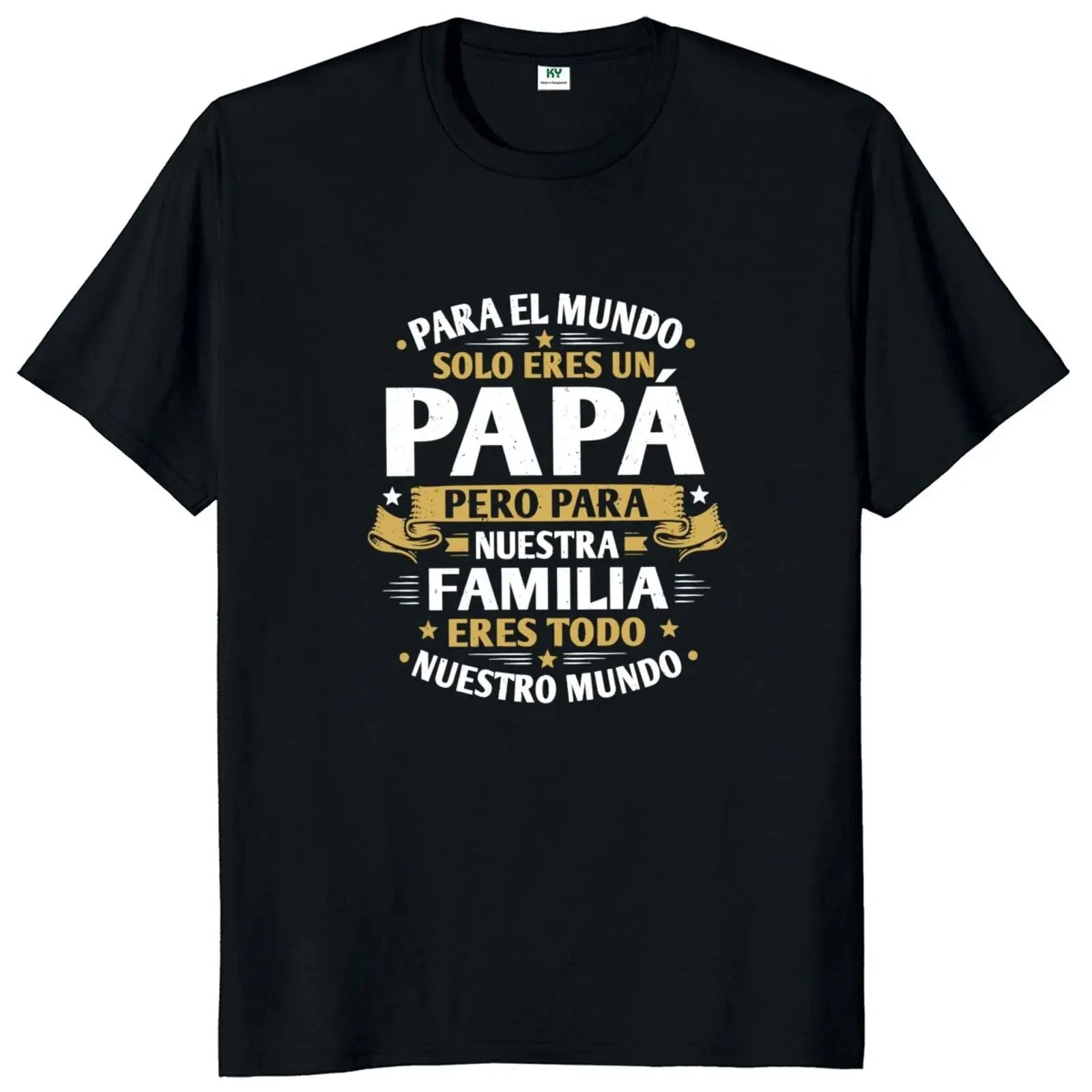 Wenn Papa es nicht reparieren kann, sind wir geschraubt T-Shirt Retro Spanisch Vater Papa Geschenk Männer Kleidung Unisex Baumwolle lässig EU-Größe T-Shirt