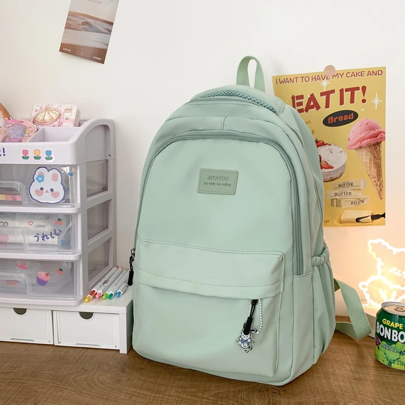 Trendy Waterproof School Backpack