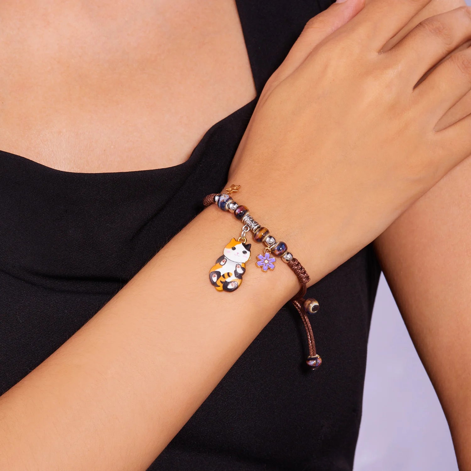 Cute Cat Friendship Bracelet