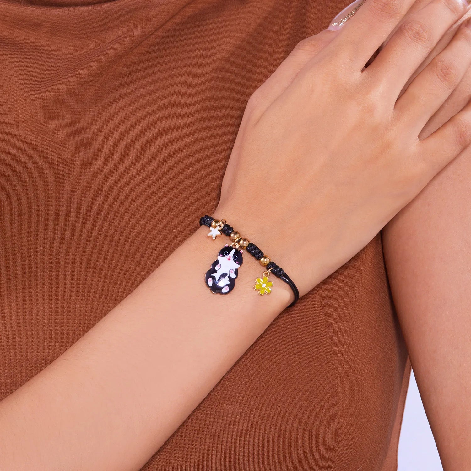 Cute Cat Friendship Bracelet