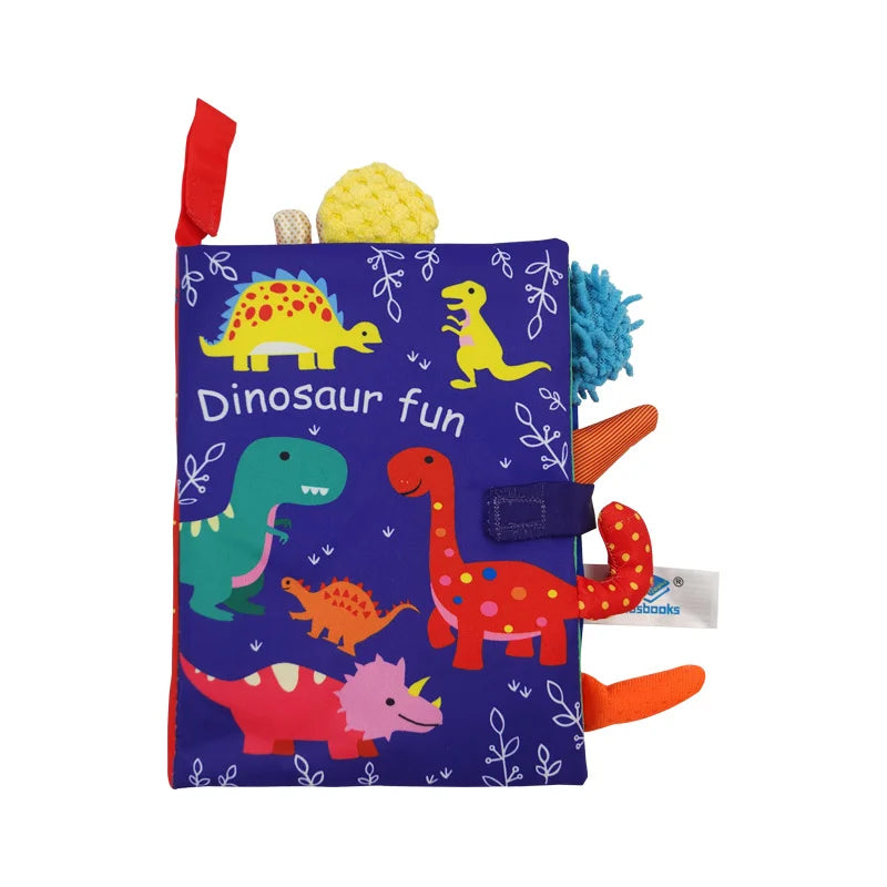 0-36M Baby Frühes Lernen Spielzeug Schwanz Tuch Buch eltern-kind-Interaktive Sound Papier Puzzle Tuch Buch rassel