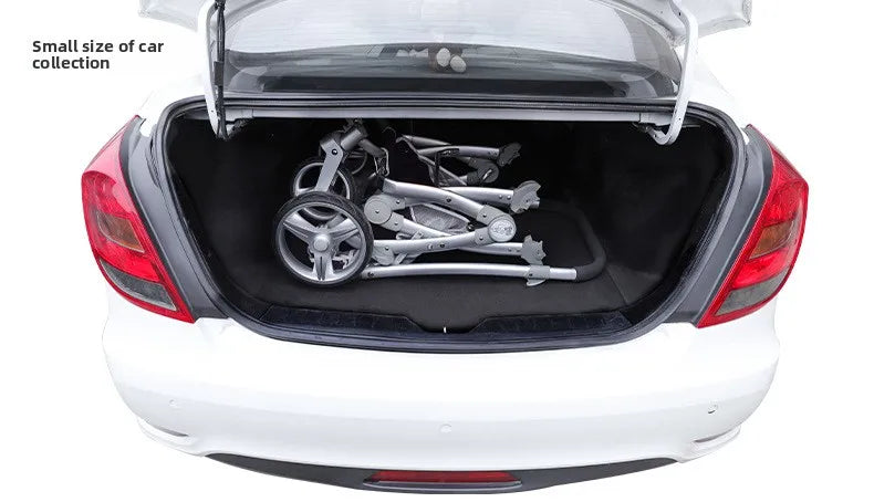 Faltbarer Zwillingskinderwagen, Doppelsitz-Kinderwagen für zwei Babys, stoßdämpfender Zwillingskinderwagen, multifunktional