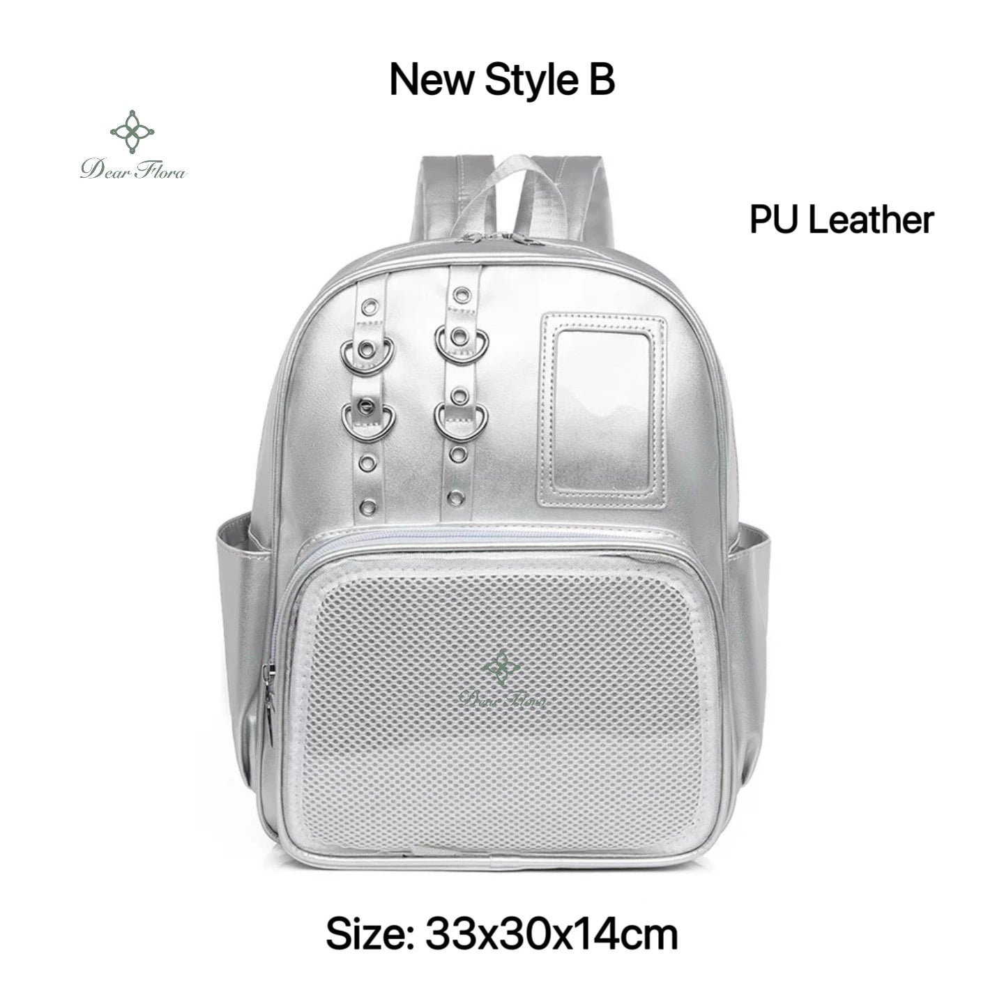 Y2K Nette Mini Rucksack Frauen Kawaii Ita Tasche Süße Mädchen Transparent Rucksack DIY Persönlichkeit Display Rucksack Lolita Schulter Tasche
