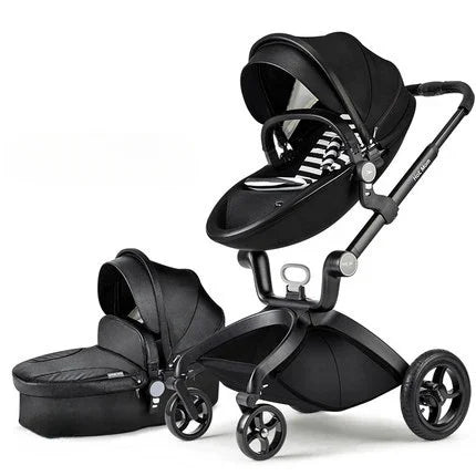 Hotmom-Kinderwagen Hohe Landschaft kann sitzen und liegen. Zusammenklappbarer, leichter britischer Zwei-Wege-Kinderwagen. Anpassung an 0–4 Jahre alt