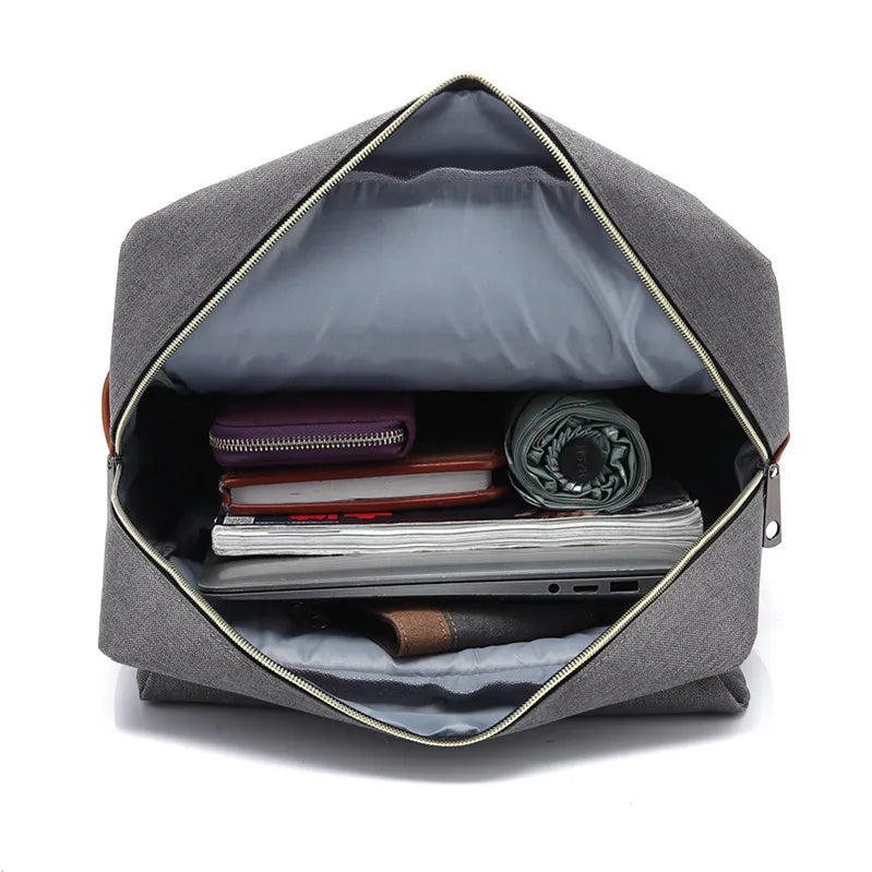Teens Vintage Canvas Laptop Backpack