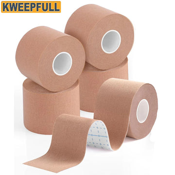 5-Rollen Kinesiologie-Tape, vorgeschnitten |   Wasserdichtes, elastisches Sportband, selbstklebendes Sportband zur Linderung von Muskelschmerzen und zur Unterstützung der Gelenk