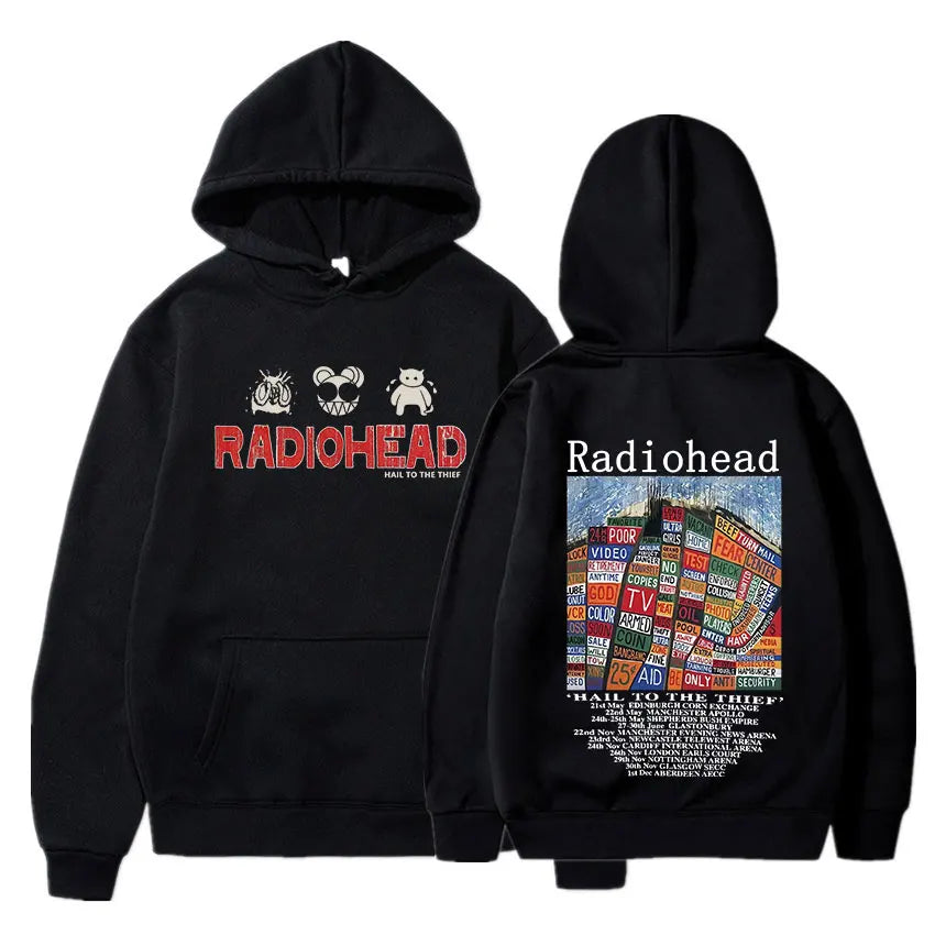 Vintage Rock Band Radiohead Hoodie Hip Hop Alles Musik Album Drucken Sweatshirt Harajuku Streetwear Oversize Hoodies Teens