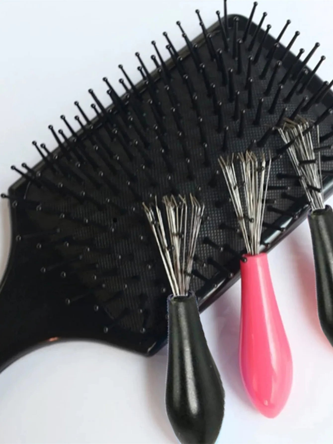 Kamm Haar Pinsel Reiniger Kunststoff Griff Reinigung Pinsel Entferner Eingebettet Schönheit Werkzeuge Reinigung Produkte Reinigungsmittel