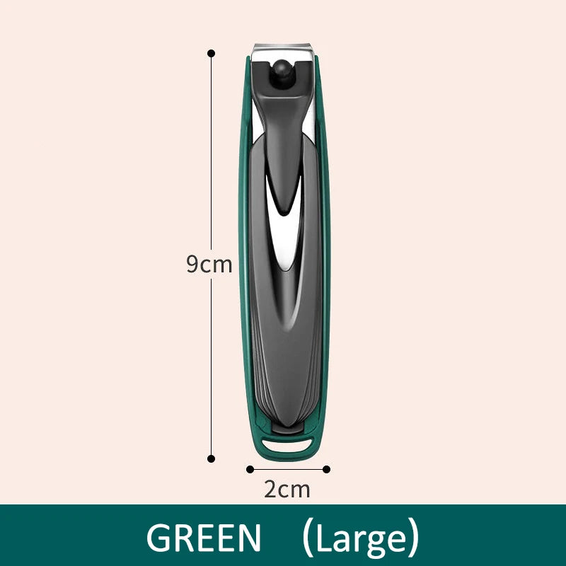 Colorful Nail Clippers, Splash-Proof, Nail Cutter, Detachable Design, Fingernail Clippers, Stainless Steel, Manicure Nail Tool