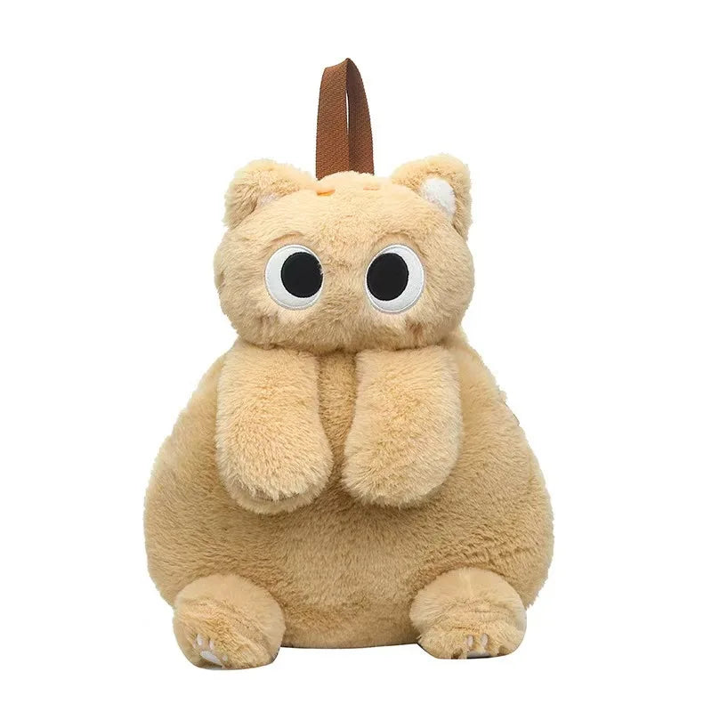 Plush Cat Shoulder Backpack