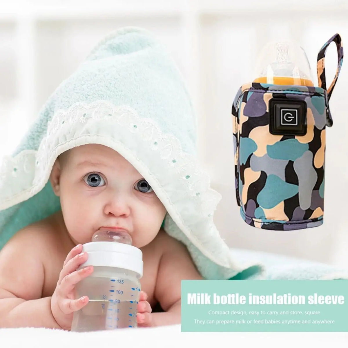 USB Milch Wasser Wärmer Reise Kinderwagen Isolierte Tasche Baby Still Flasche Heizung Sichere Kinder Liefert für Outdoor Winter