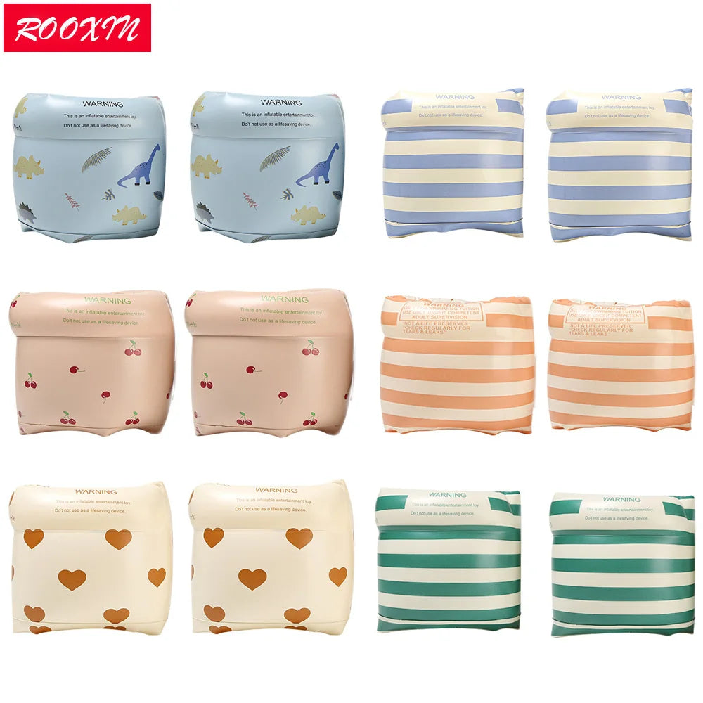 Rooxin Baby-Schwimmring, Pool-Schwimmer für Erwachsene und Kinder, Schwimmschlauch, Wasserspielgeräte, aufblasbare Bojen, Schwimmarmbinden, Pool-Spielzeug