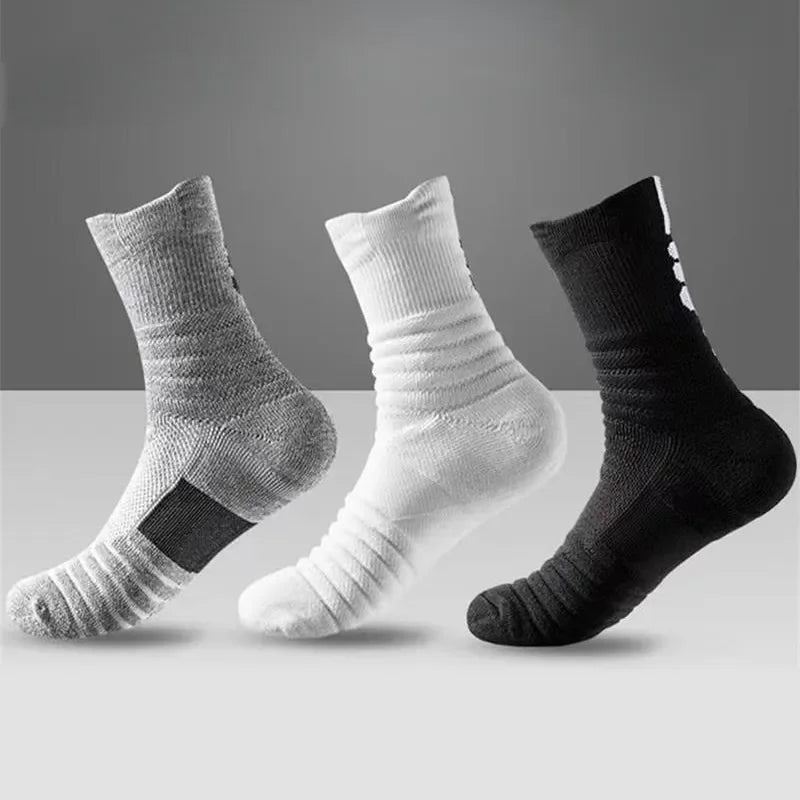 1/3 Pairs Anti-slip Fußball Socken Männer Baumwolle Socke Kurze Lange Röhre Fußball Basketball Sport Socken Atmungsaktive Deodorous socke 39-45