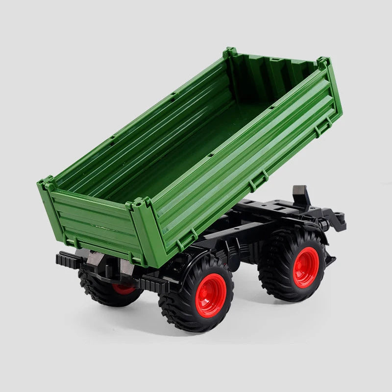 Fernbedienung Traktor RC Bauernhof Lkw Auto Anhänger 2,4G Landwirtschaft Simulator Lkw Miniatur Bauernhof Fahrzeug Spielzeug Modell Kinder Junge