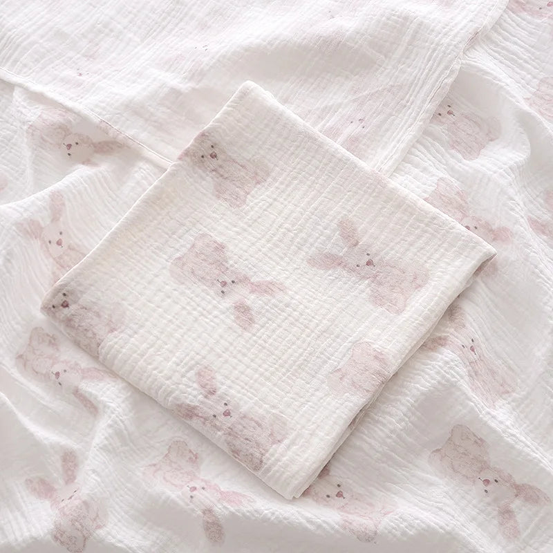 100X 100 cm Baby Decke für Neugeborene Baumwolle Musselin Swaddle Decke Bettwäsche Säuglings Bad Handtuch Baby Artikel Mutter kinder