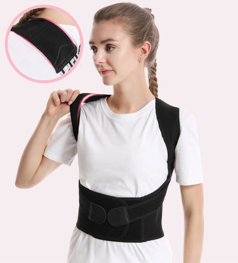 Neue Erwachsene Haltung Corrector Gürtel Atmungsaktive Zurück Korrektur Strap Frauen Männer Zurück Unterstützung Sitzen Position Korrektur Werkzeug