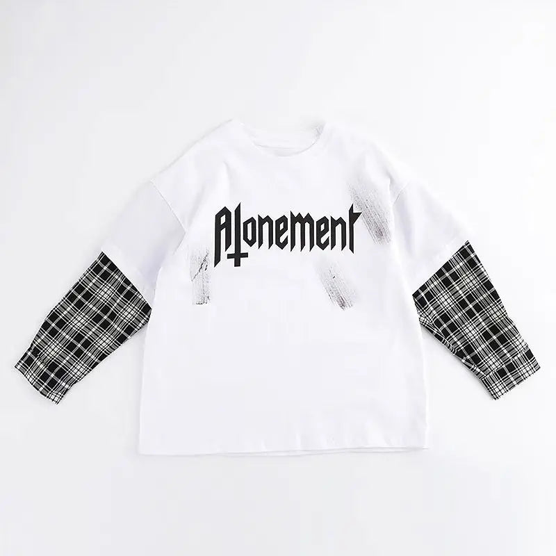 zweiteilige Kinderkleidung von 8 bis 12 Jahren, langärmliges T-Shirt für Jungen, Jungen-T-Shirt, grafische Hemden, T-Shirts, T-Shirts, Jungen-Kind