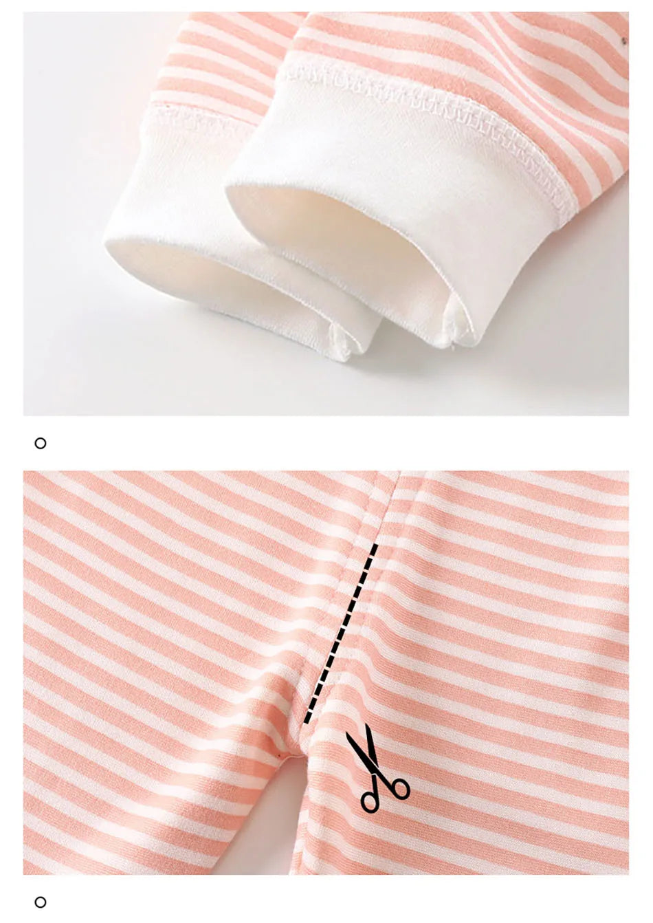 Warmes Baby-Kleidungsset mit Fleece-Futter für Kinder, Jungen und Mädchen, gestreifte Unterwäsche, Nachtwäsche-Set, ideal für Zuhause, Pyjamas, Herbst und Winter