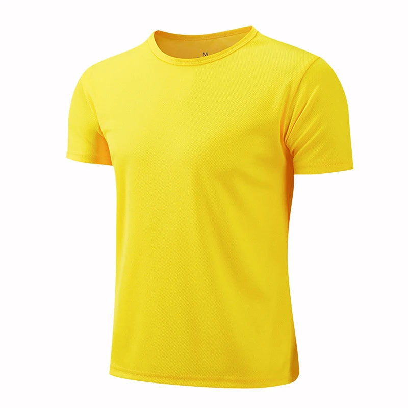 Männer Frauen Quick Dry Kurzarm Sport T Shirt Gym Trikots Fitness Shirt Trainer Lauf T-Shirt Teenager Atmungsaktive Sportswears