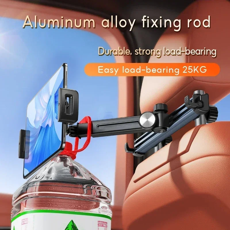 Eary Tablet-Halterung für Auto-Rücksitz-Verlängerungsarm, Auto-Kopfstützenhalterung, Rücksitz für Kinder und Erwachsene, Reisen für 4,7–12,9 Zoll Geräte, iPad