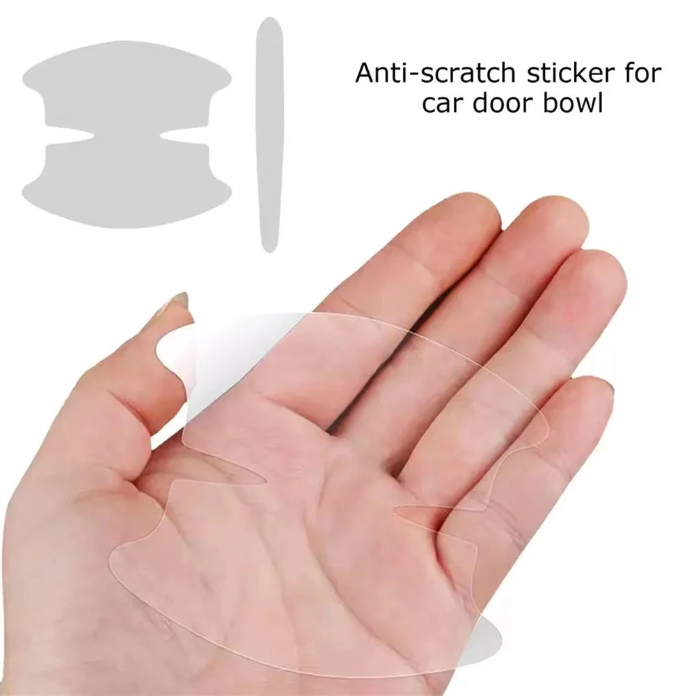 Universal Auto Türgriff Anti-scratch Schutz Aufkleber Klar Unsichtbare Auto Tür Handgelenk Farbe Schutz Film Aufkleber