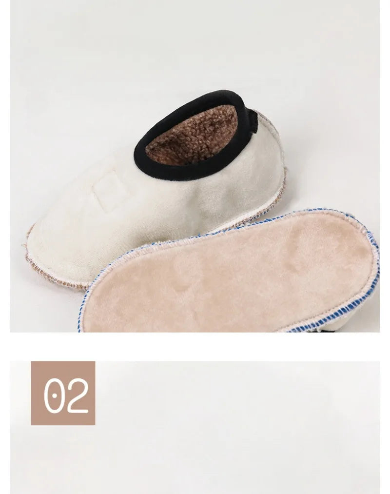 Herbst Winter Baby Hausschuhe Kleinkind Plüsch Boden Socke Schuhe Junge Mädchen Kinder Weiche Anti-slip Wanderschuhe Indoor Hause kinder Schuhe