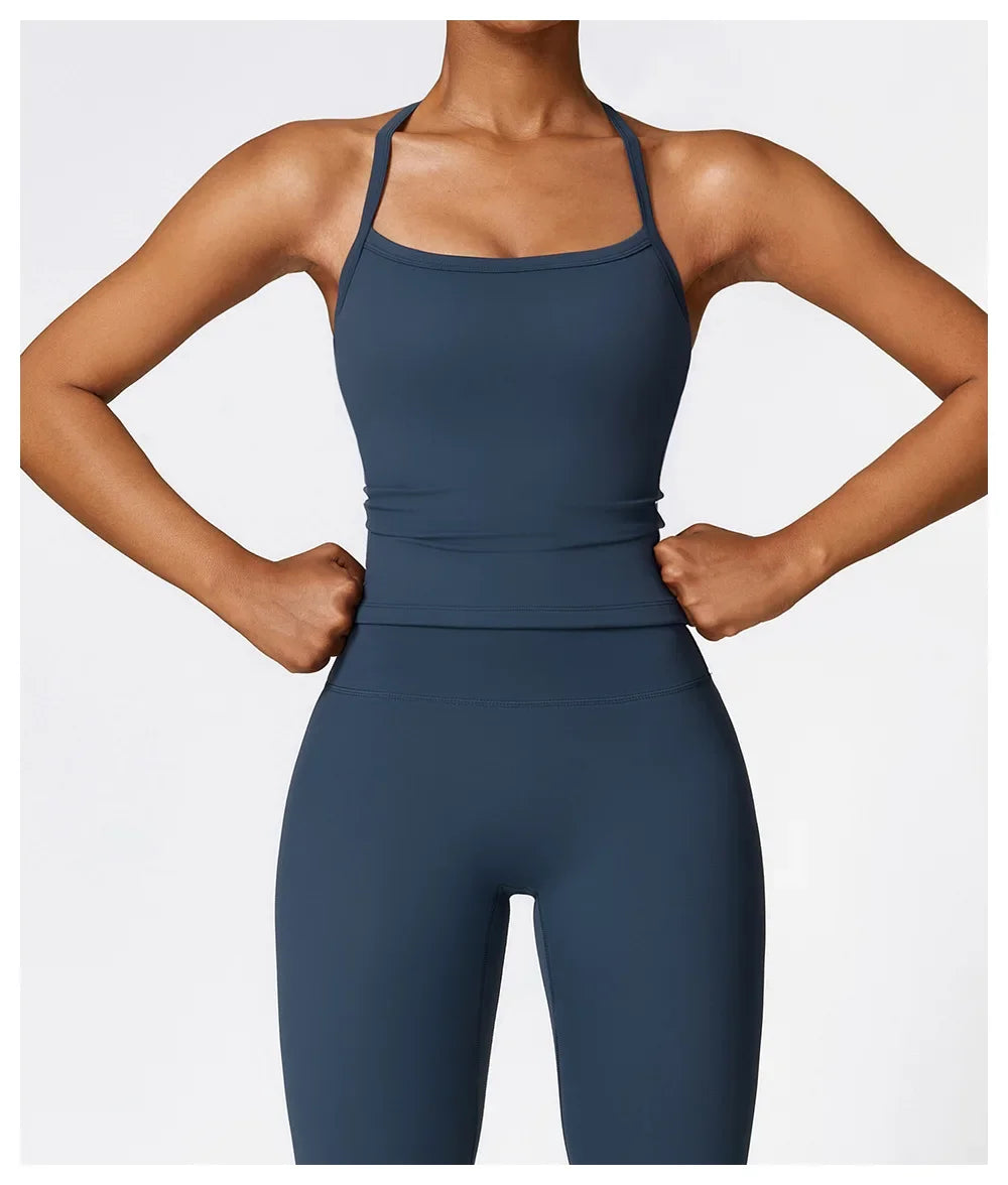Frauen Kreuz Zurück Yoga Sport-Bh Atmungsaktiv Shock Proof Gym Workout Fitness Push-up Top Yoga Laufen Aktive Sportswear Weste Bh