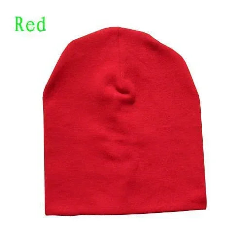6M-3Y Baby Strickmütze und Schal Set Einfarbig Baumwolle Hip-Hop Beanie Warme Kleinkind-Mütze für Jungen Mädchen Frühling Herbst Winter