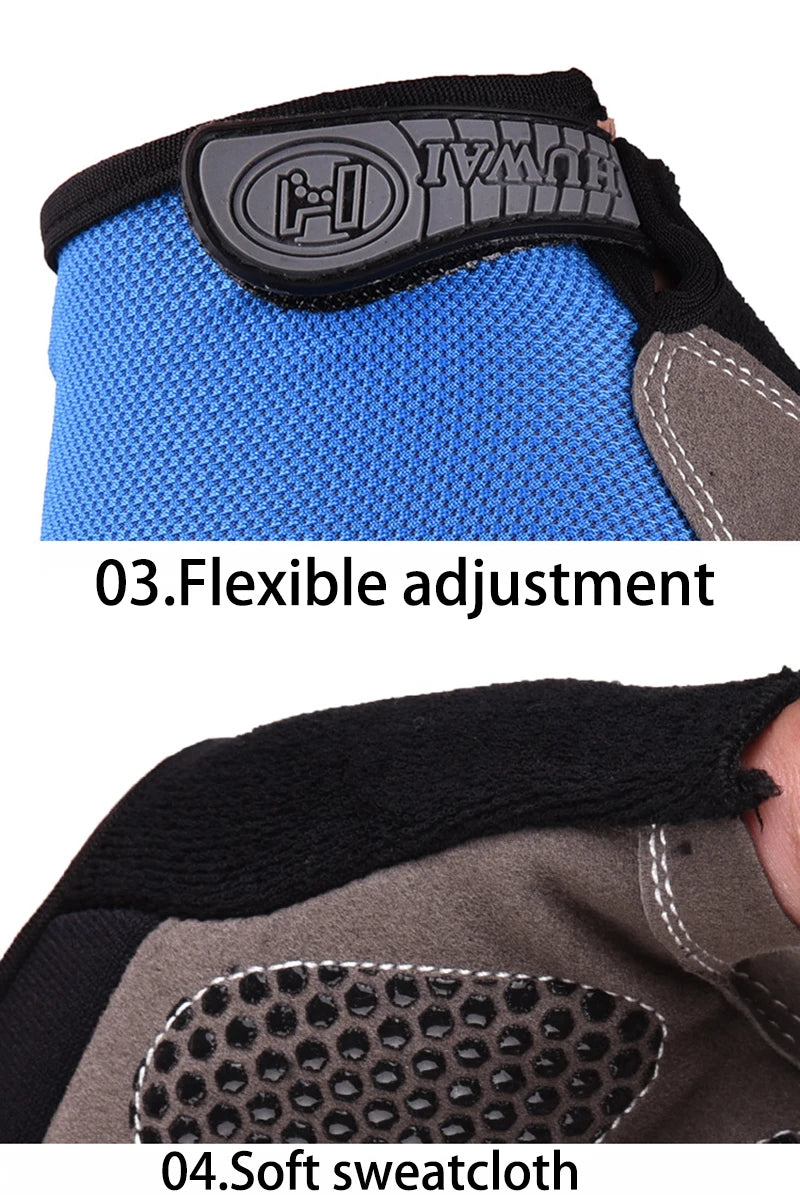 Männer Radfahren Fahrrad Handschuhe Halbe Finger Gym Handschuhe Frauen Handschuh Atmungsaktive Anti-slip Handschuh Fitness Sport Training Handschuhe