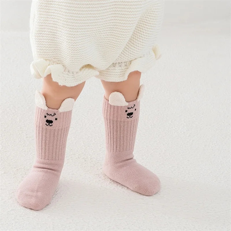 Nette Kinder Socken Für Mädchen Jungen Weiche Baumwolle Baby Kleinkind Junge Mädchen Socke Cartoon kinder Kurze Socken Herbst Winter 0-8Years Neue