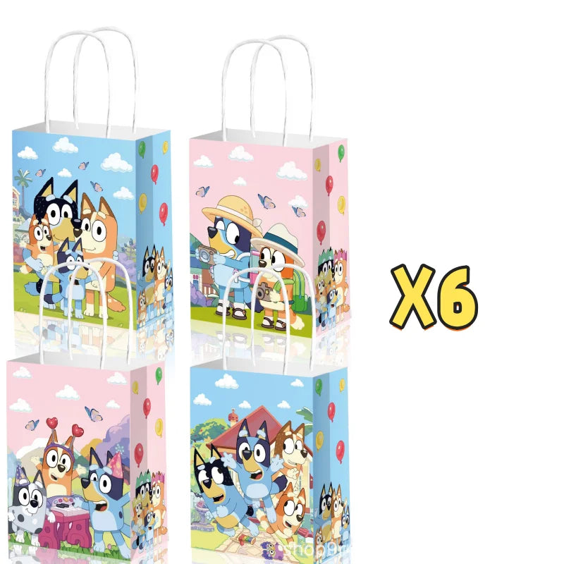 Bluey & Bingo Party-Geschenktüten