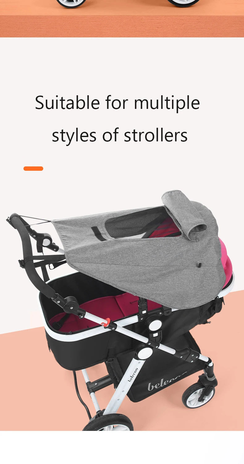 Universal Baby Kinderwagen Zubehör Sonnenschutz UV Schutz Sonnenschutz Wagen Baldachin Abdeckung für Kinderwagen Kleinkinder Auto Sitz Sonnenblende