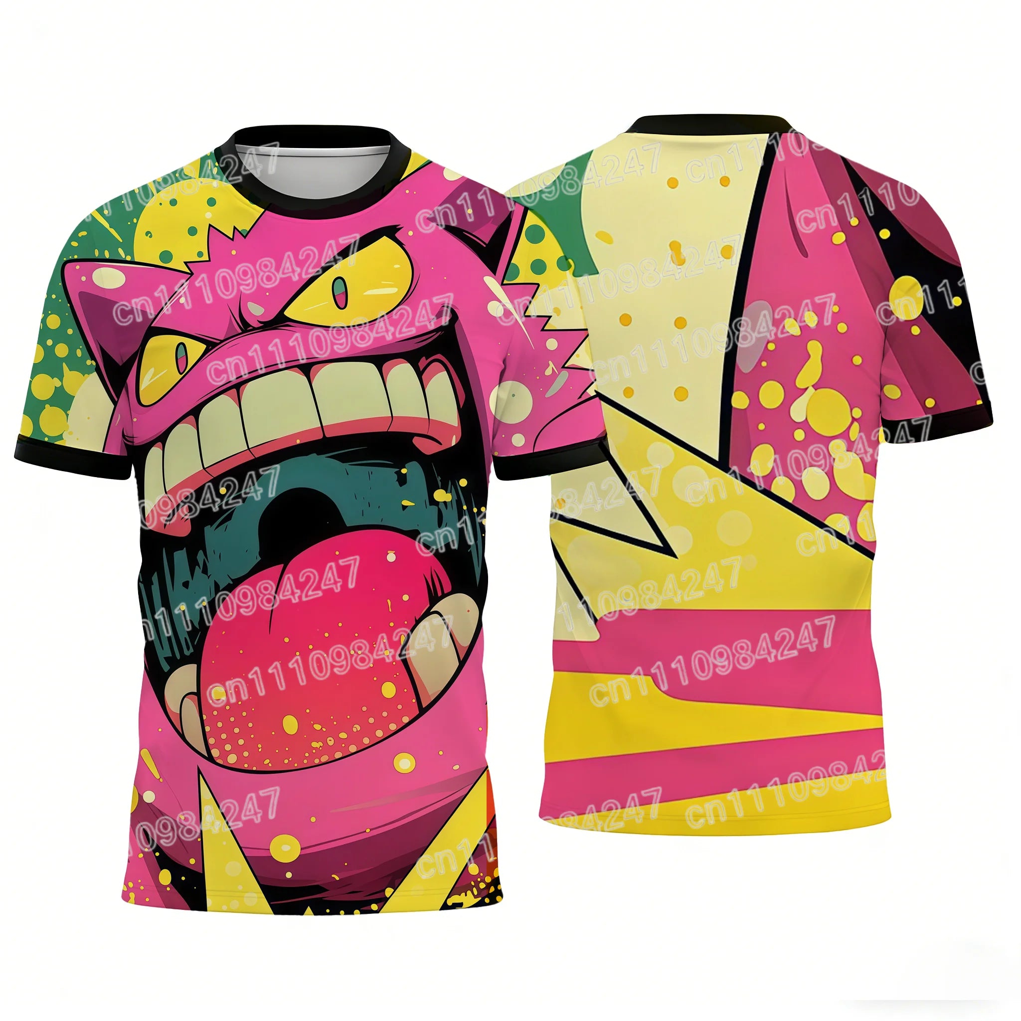 2026 Neue Pokemon Pikachu T-Shirts Lässige Kurzarm-Shirts für Mama Papa Kinder Unisex Eltern-Kind-Paar-Oberteile Sommer Streetwear