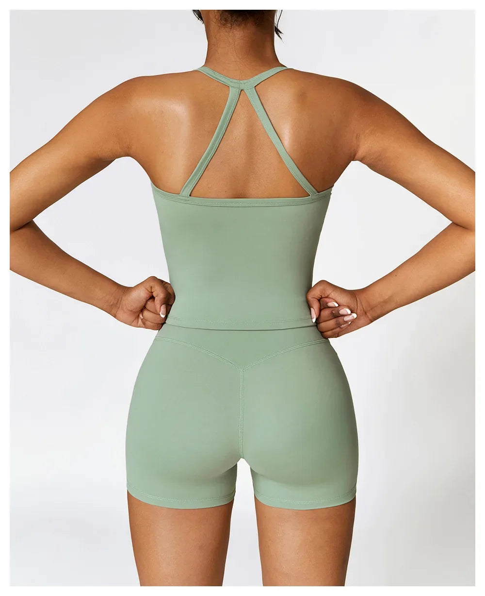 Frauen Kreuz Zurück Yoga Sport-Bh Atmungsaktiv Shock Proof Gym Workout Fitness Push-up Top Yoga Laufen Aktive Sportswear Weste Bh