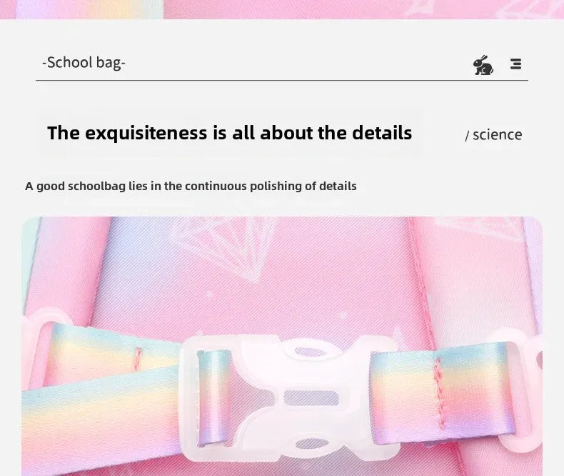 Pink Princess School Backpack