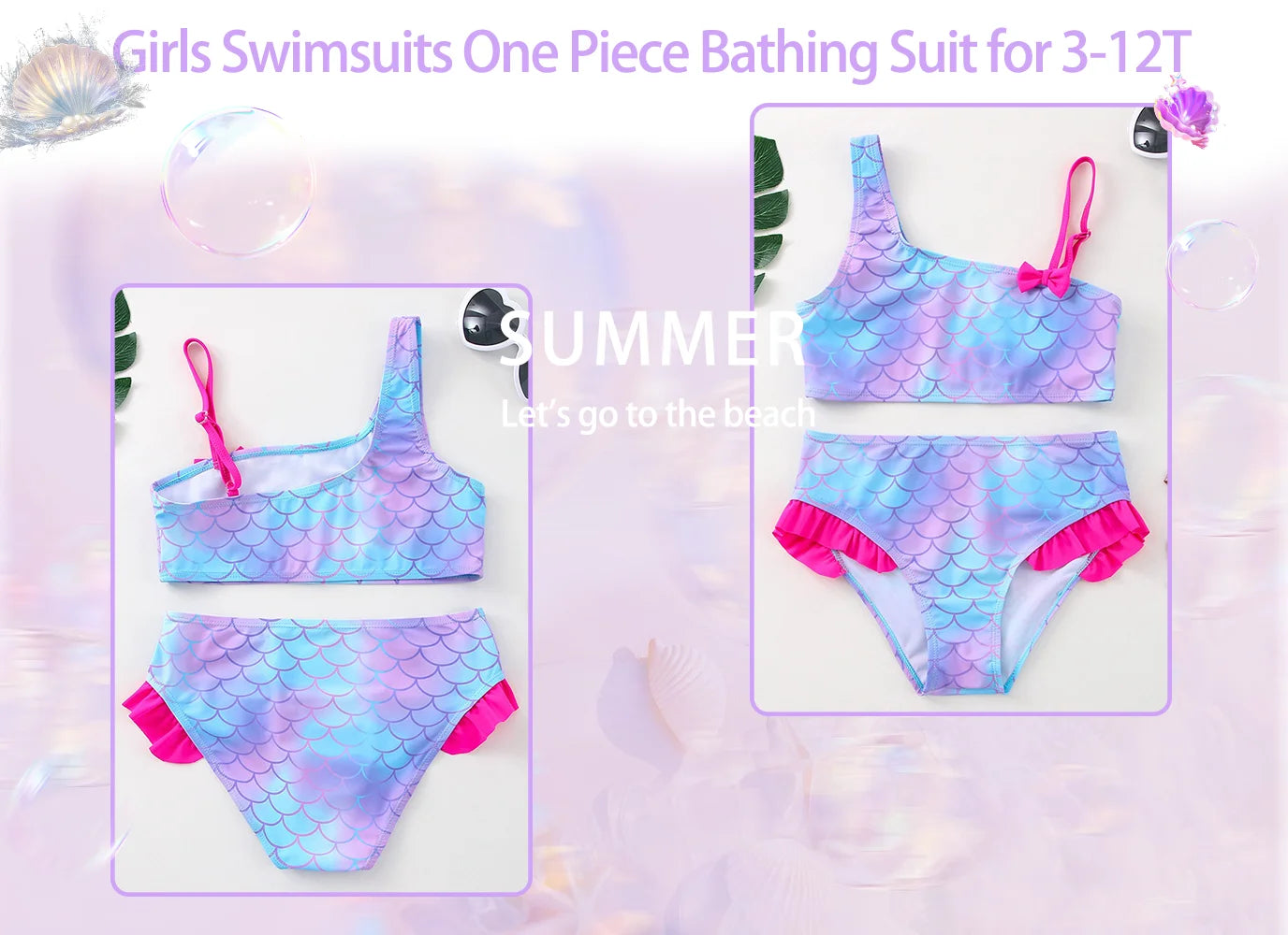 Bluey & Bingo Girls Bikini Set