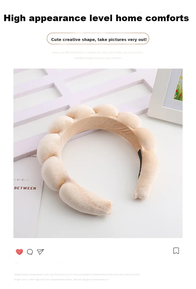 Retro Velvet Padded Headband