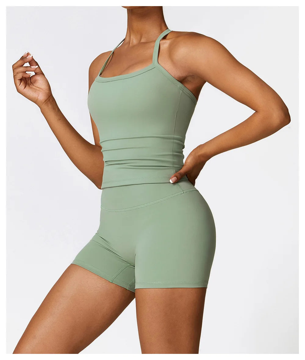 Frauen Kreuz Zurück Yoga Sport-Bh Atmungsaktiv Shock Proof Gym Workout Fitness Push-up Top Yoga Laufen Aktive Sportswear Weste Bh