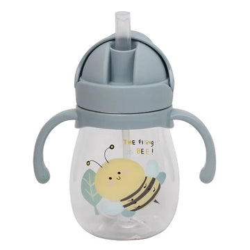 Baby Water Cup Straw Cute Anti-Choke Kindergarten Kids Water Cup with Gravity Ball Duckbill Cup Infant Drinking Cup