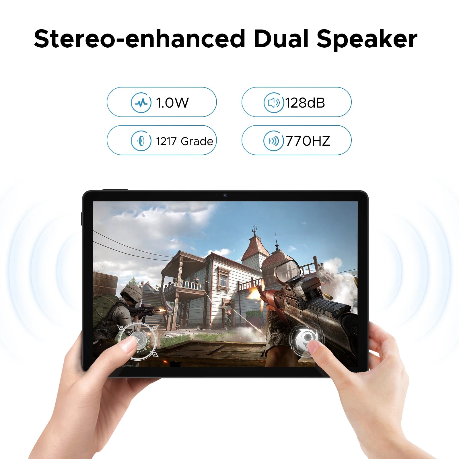 DOOGEE U11 Tablet 11 Zoll Ultra-Klares 90Hz Display 16GB 128GB 8580mAh Akku Unisoc T7200 Dual-Lautsprecher Widevine L1 Android 16 Pad