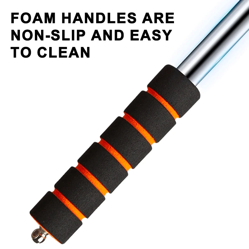 SEAMETAL Car Windshield Demisting Brush with Telescopic Handle, Car and Household Glass Cleaning Brush, Dust Removal Tool