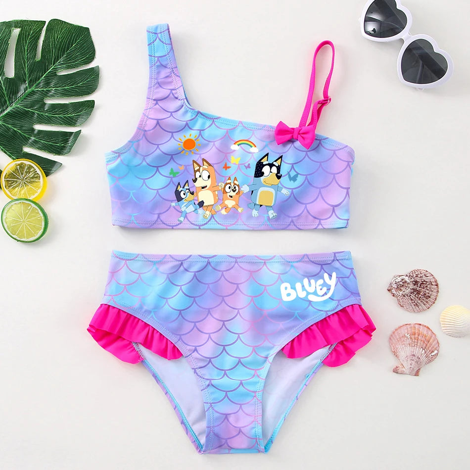 Bluey & Bingo Girls Bikini Set