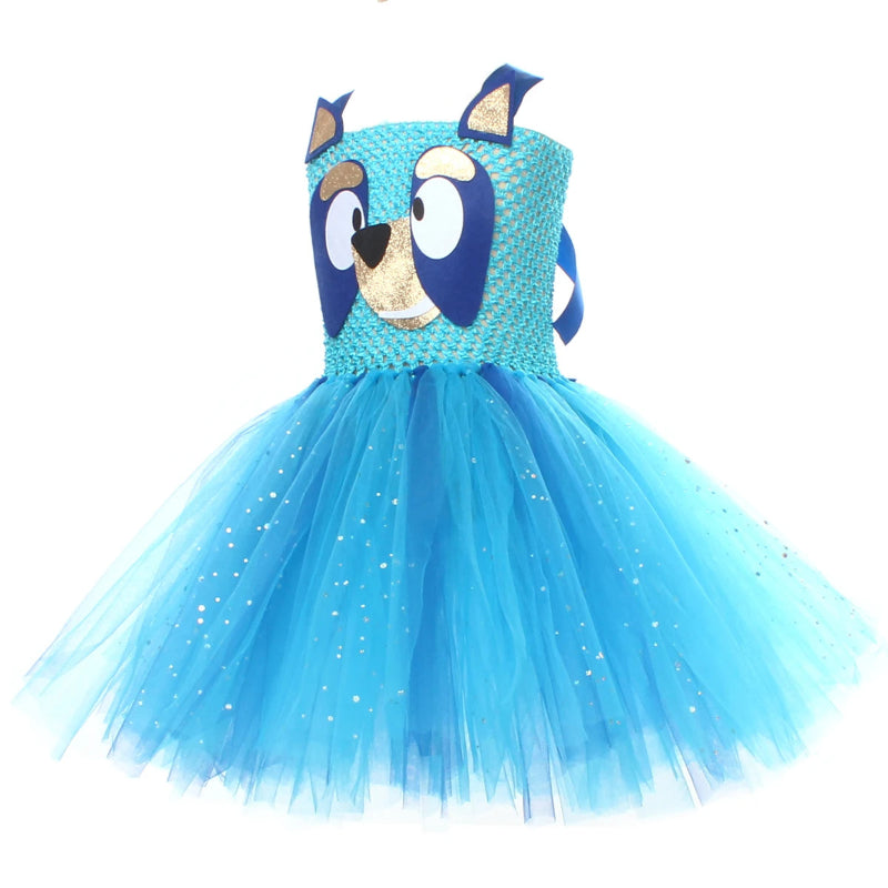 Bluey & Bingo Halloween Costume Dress