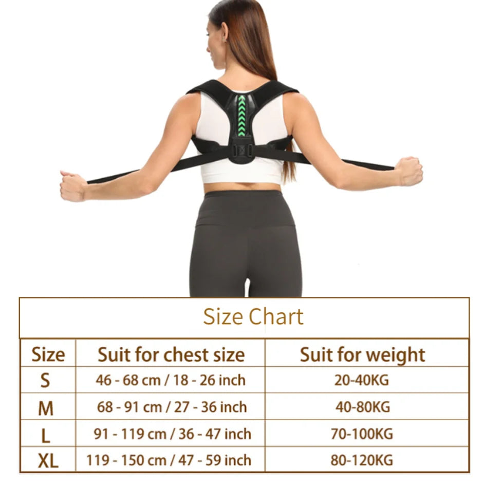 Adjustable Posture Corrector for Back and Shoulder, Clavicle Spine Support to Shape Your Body, for Home, Office, Sports, Upper Back and Neck Brace