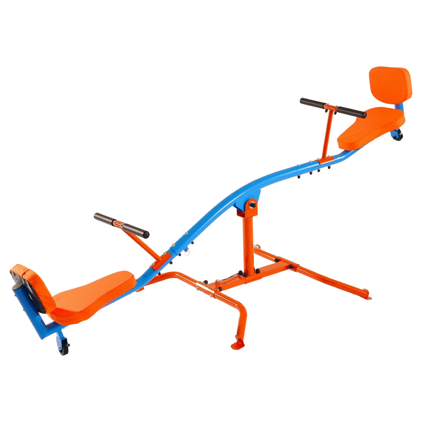 SucceBuy 300Lbs Kinder-Wippe Sit & Spin Teeter Totter Außenspielzeug mit Griffen für Kinder, Spielgeräte im Freien