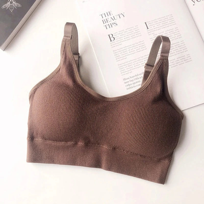 Sexy Unterwäsche Frauen Sammeln Kein Stahl Ring Dessous Bh Rohr Top Eingewickelt Brust Schönheit Zurück Aktivale Baumwolle Dünne Abschnitt Rohr Top