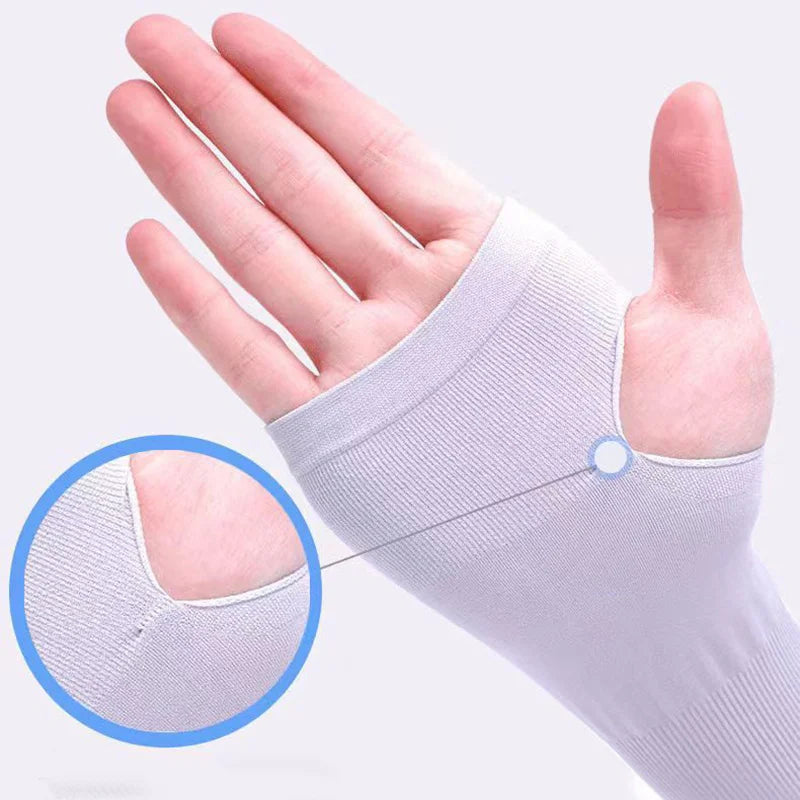 Sommer Dünne Lange Handschuhe Eis Seide Ärmeln Outdoor Aktivitäten Sonnenschutz Fahren Reiten Meer Reise UV Schutz Sonnencreme