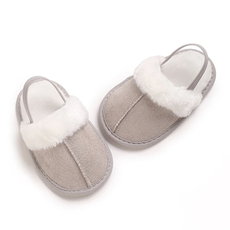 Beliebte Wanderschuhe für Herbst und Winter, Babyschuhe, 0–1 Jahre alt, warme Schuhe, Baumwollschuhe, lässige Babyschuhe mit weicher Sohle und Plüsch