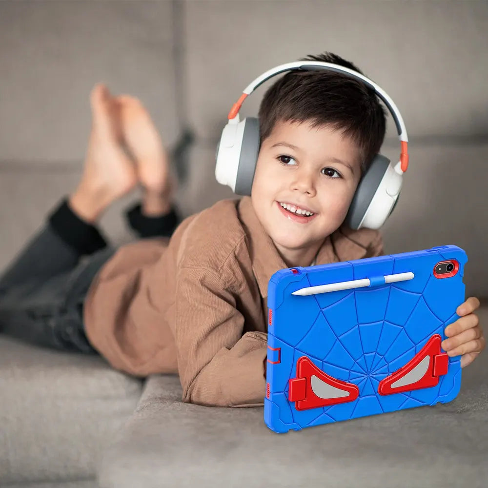 Für iPad 10. Generation 10,9 Zoll Hülle A2696 A2757 A2777 Silikon + PC Kinder Tablet Cover für iPad A16 2025 11 Zoll 11. Generation -Kein Stift
